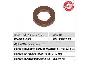 Siemens Enjektör Pulu 1.6 TDI 2.40 MM 03L130277B